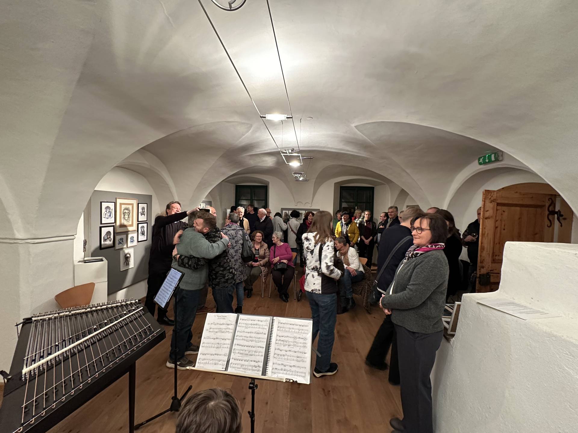 Vernissage zu "Bruder Affe".