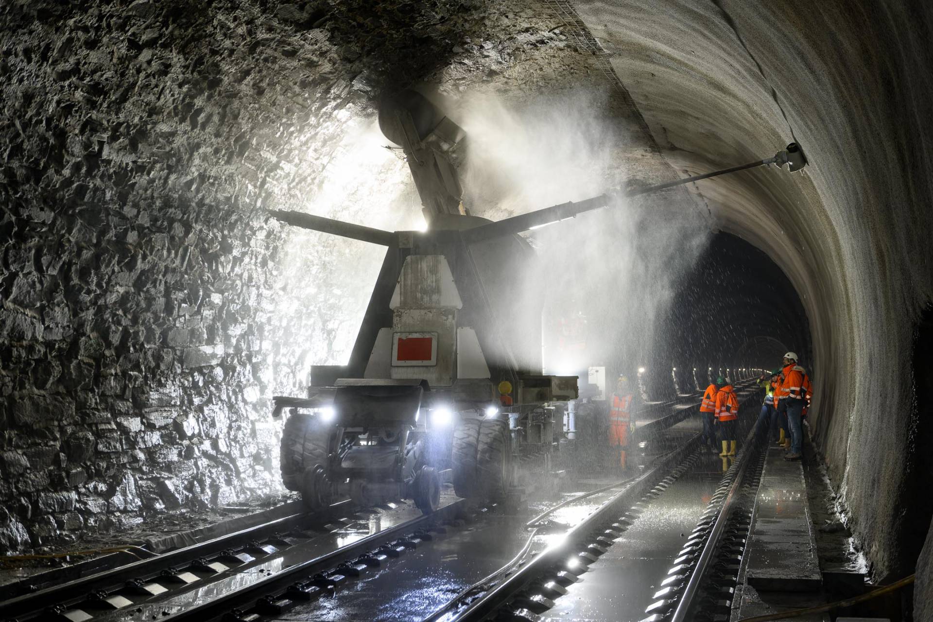 Sanierung im Tauerntunnel. Foto: &Ouml;BB/Marktl Photography