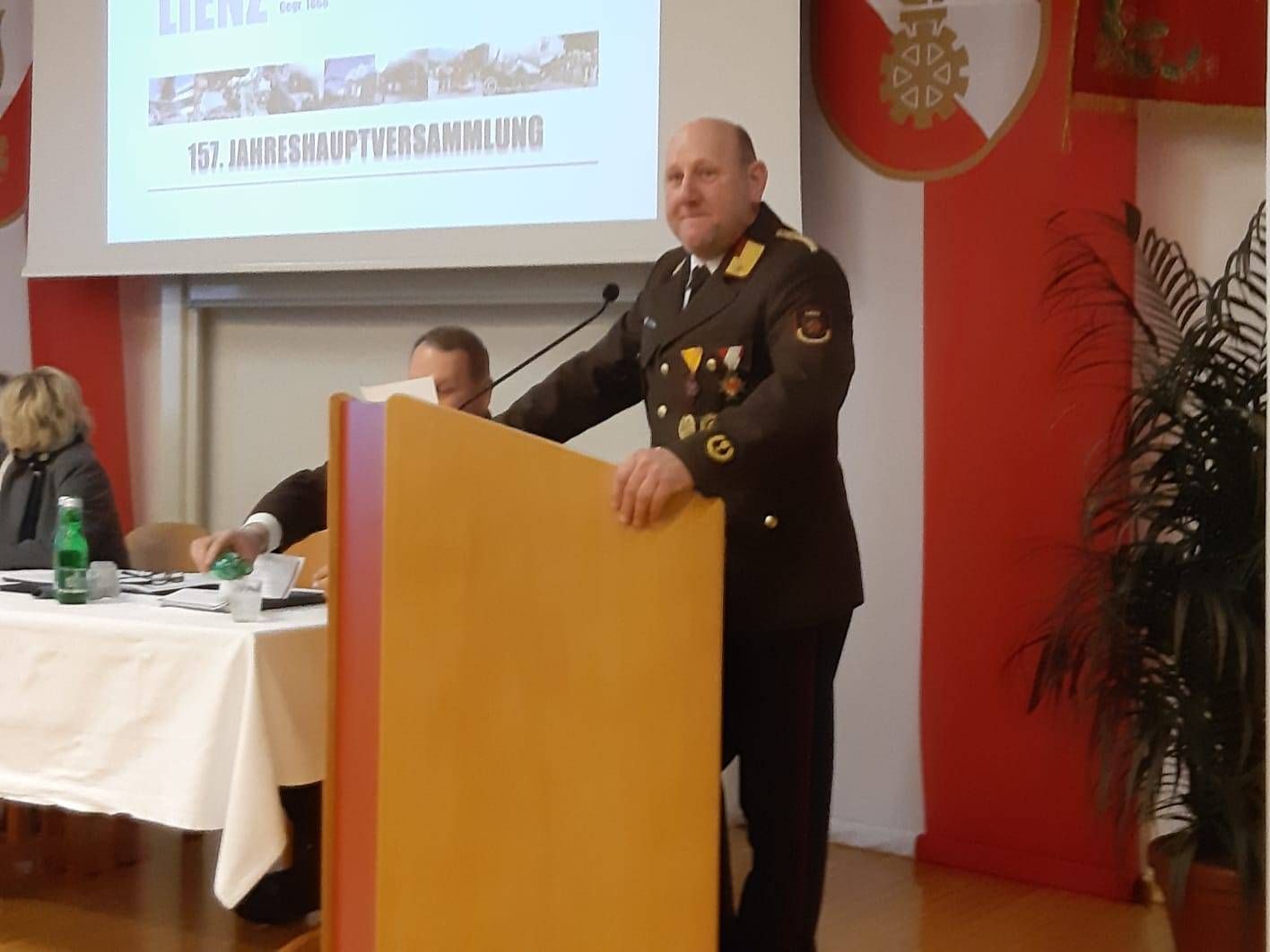 Stadtkommandant Richard Stefan ist sehr stolz auf sein Team