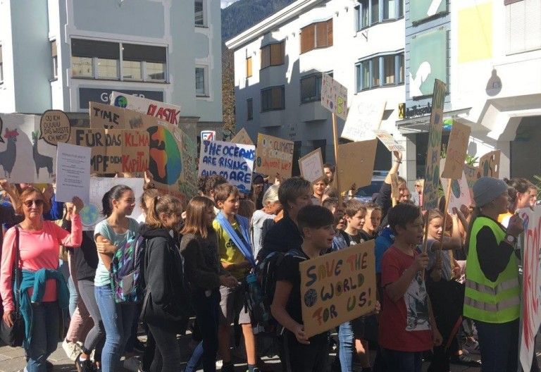 Demo f&uuml;r den Klimaschutz auch in Lienz