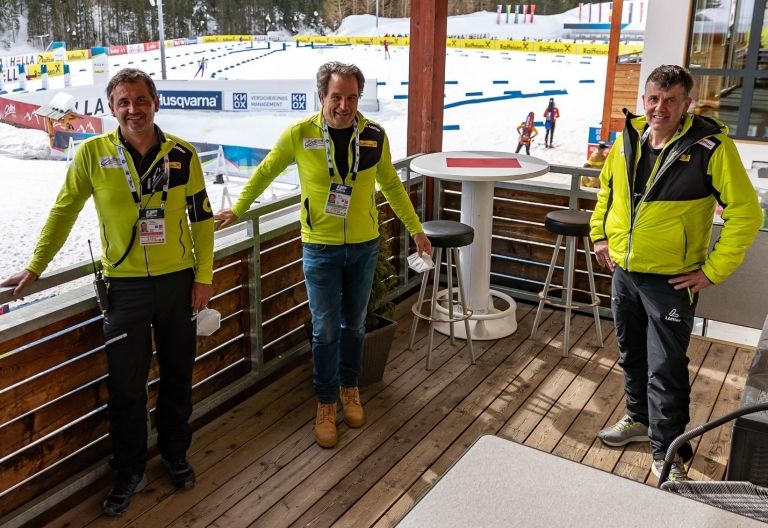In Obertilliach treffen sich Biathlonstars und Partyg&auml;nger