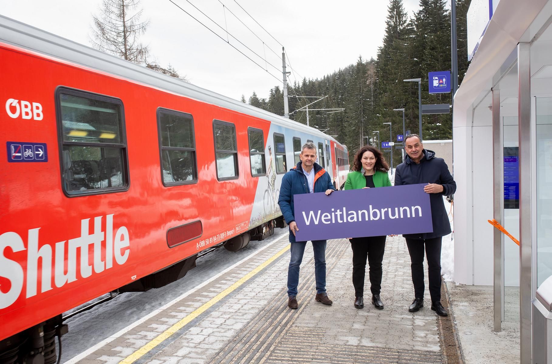 Franz Jank, Ingrid Felipe, BGM Sillian Hermann Mitteregger, Foto: &Ouml;BB/Brunner Images