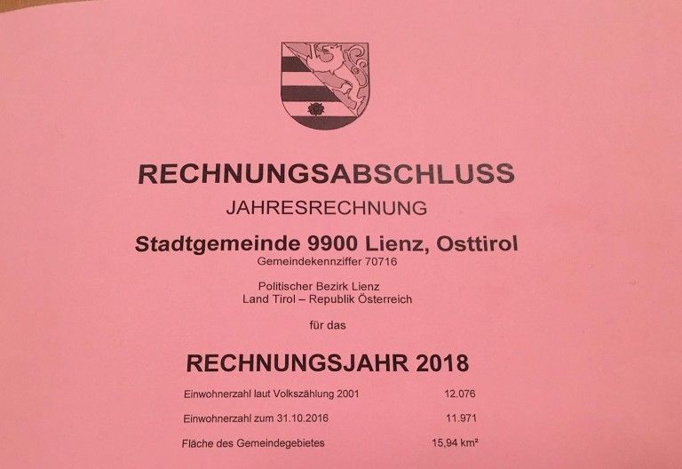 Jahresabschluss 2018 mit guten Ergebnissen f&uuml;r Lienz