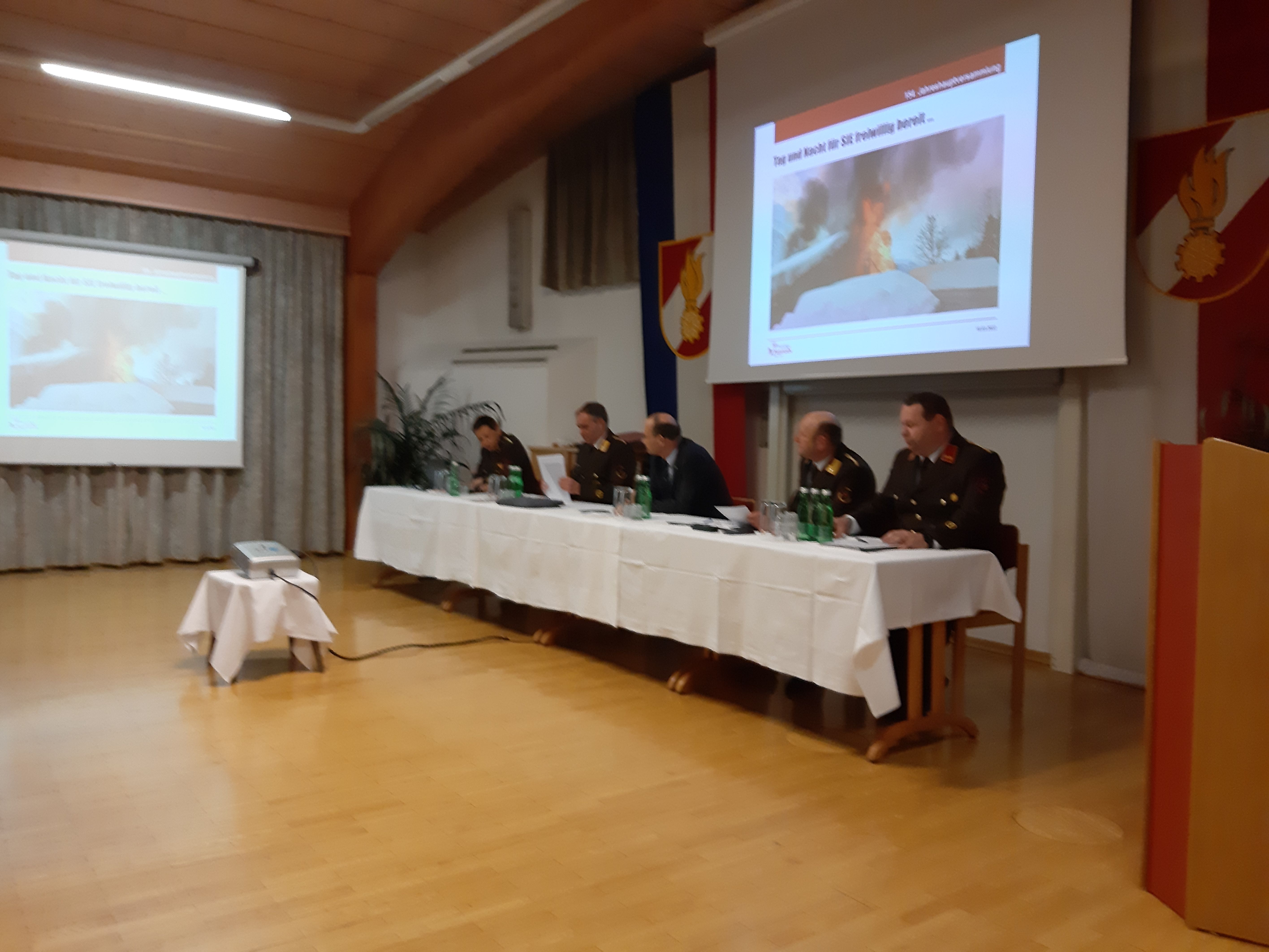 R&uuml;ckblick auf ein ereignisreiches Einsatzjahr bei der Jahreshauptversammlung der FF Lienz, Foto: Abart