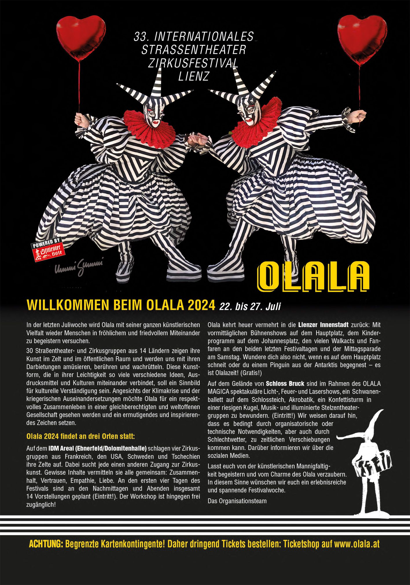 Olala Programmheft Titelseite