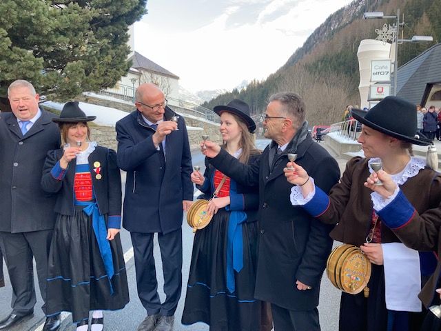 Das traditionelle Schnapserl darf nicht fehlen. Foto: Stangl