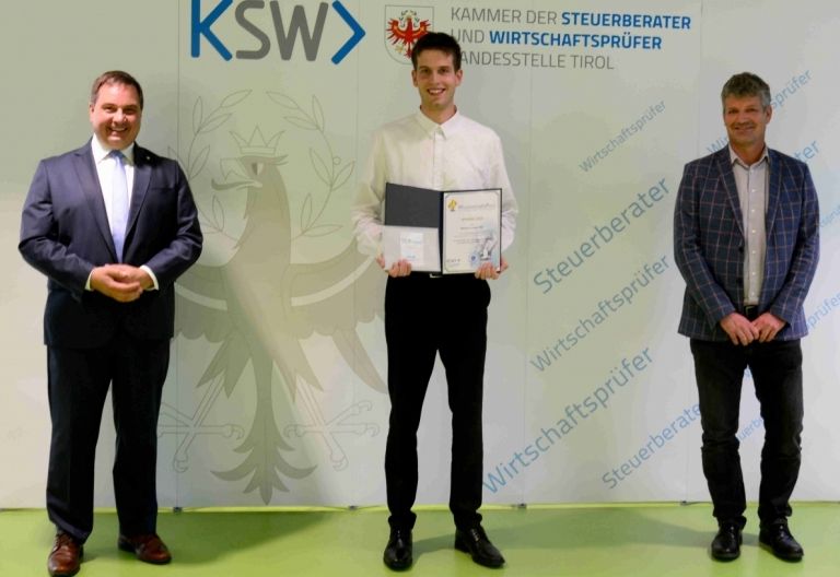 Markus Lusser aus Strassen erh&auml;lt Wissenschaftspreis