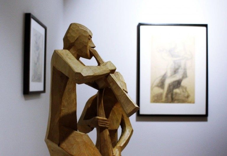 Plastiken von Gottfried Fuetsch in Schloss Bruck