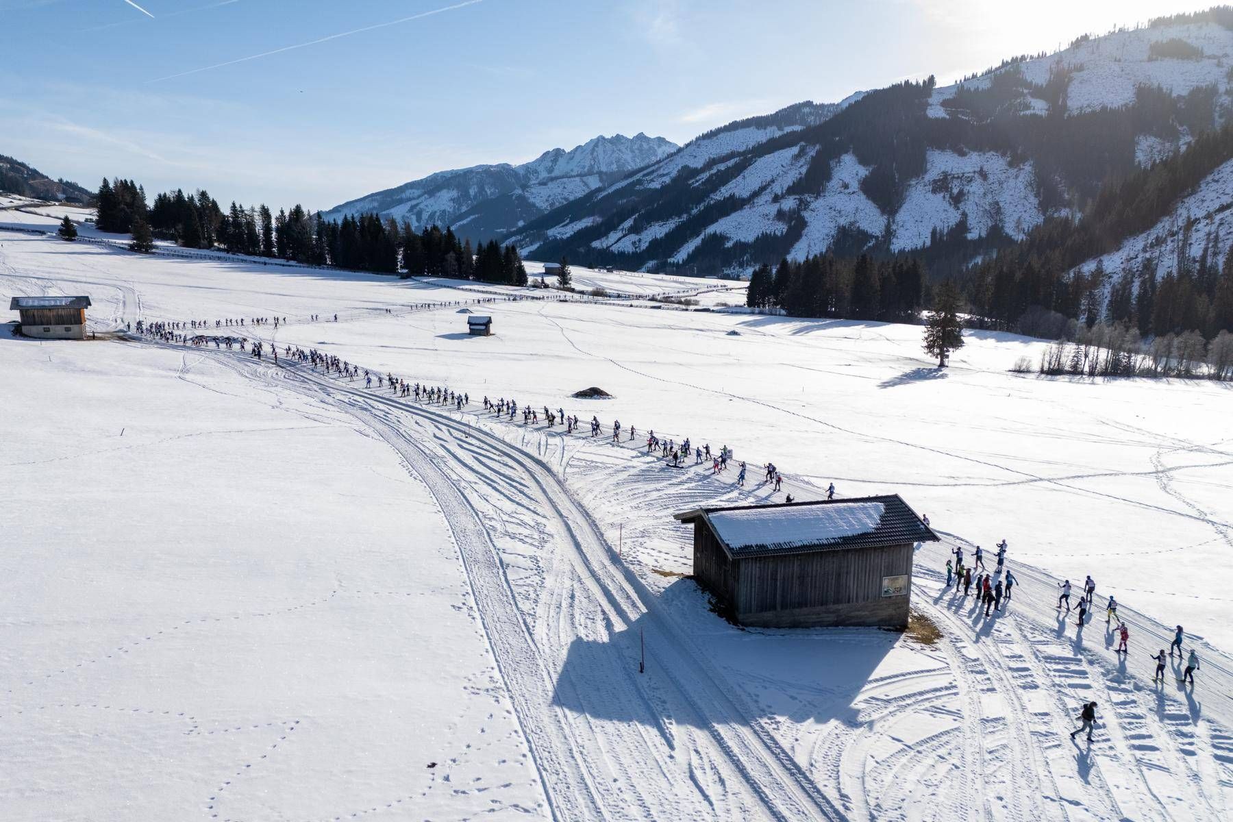 Perfekte Bedingungen f&uuml;r den 56. Dolomitenlauf in Obertilliach/Lesachtal. Foto: Expa Pictures