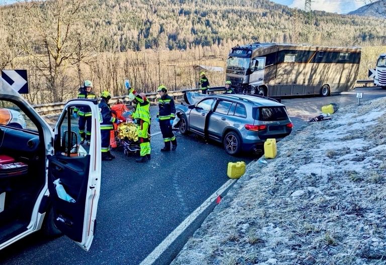 Verkehrsunfall nach Kindesentf&uuml;hrung im Pustertal