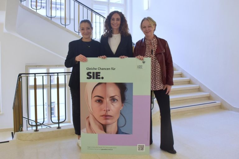  Tirol setzt auf Kampagne &bdquo;Gleiche Chancen f&uuml;r SIE.&ldquo; 