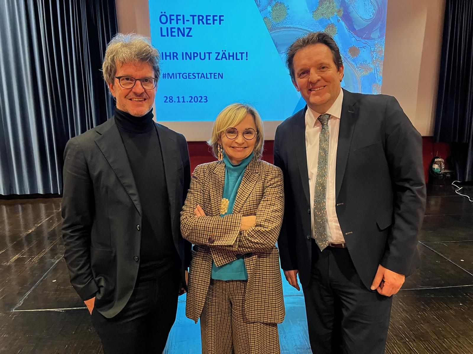 GF VVT Alexander Jug, BGMin Elisabeth Blanik, LR Ren&eacute; Zumtobel, Foto: Brugger