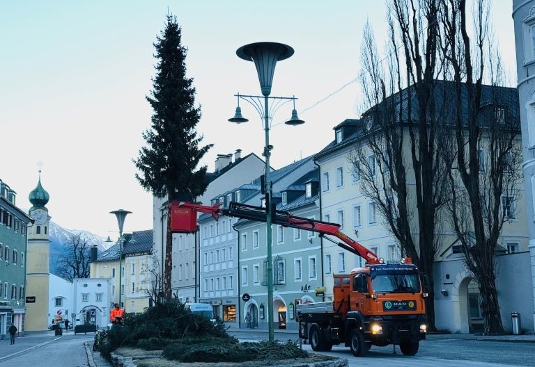Die Christbaum-Saison in Lienz ist beendet