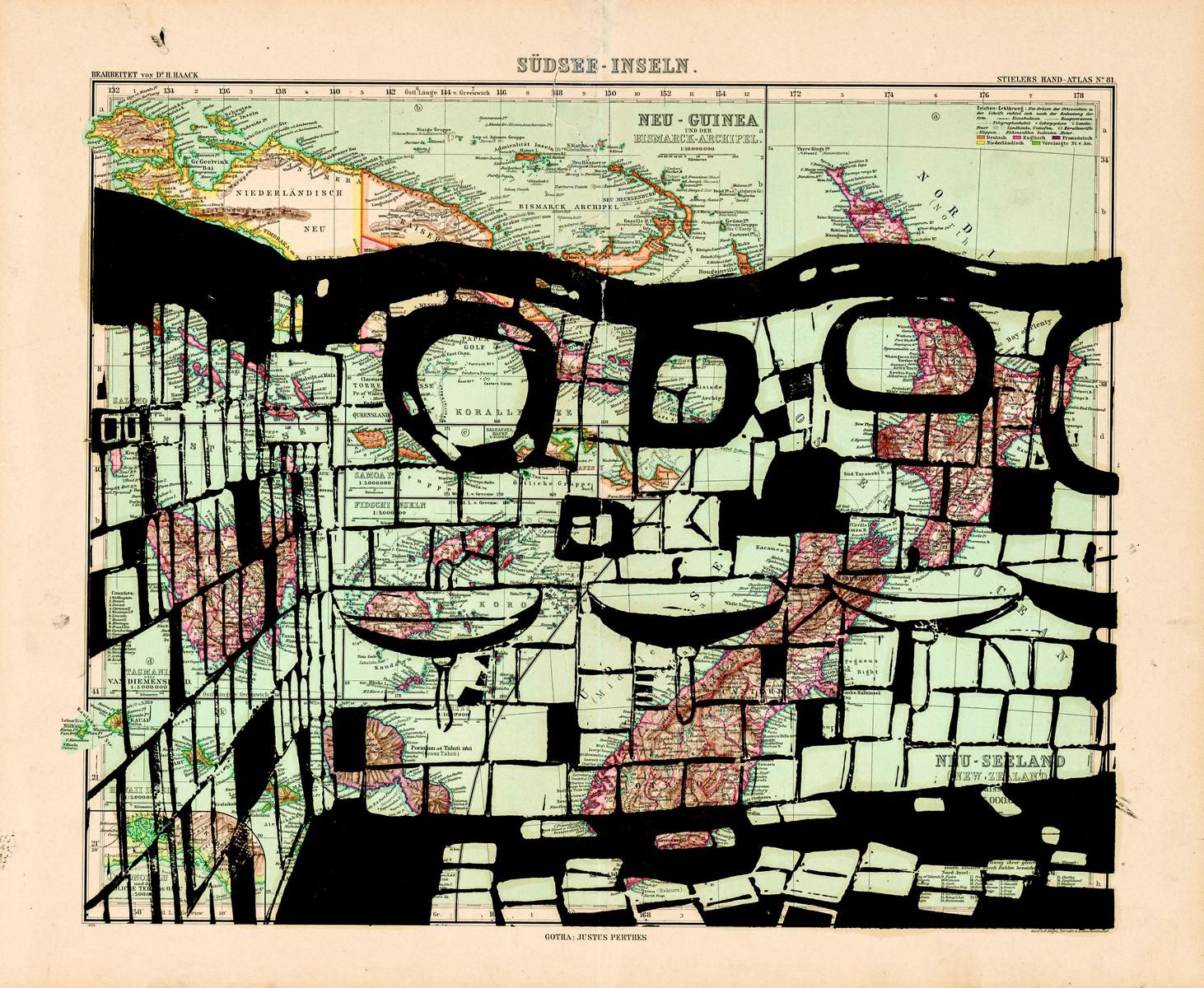 Werk aus &bdquo;Mein Handatlas&ldquo; von Arnold Mario Dall&rsquo;O