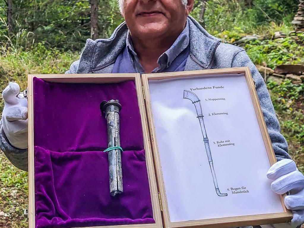 Keltischer Losstab mit astronomischen Zeichen
