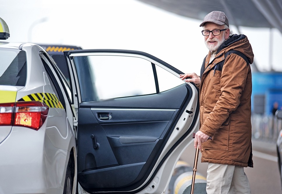 Mit dem Taxi zur Therapie!