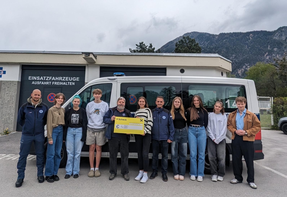 Maturaball brachte 4.000 Euro f&uuml;r Wasserrettung Osttirol