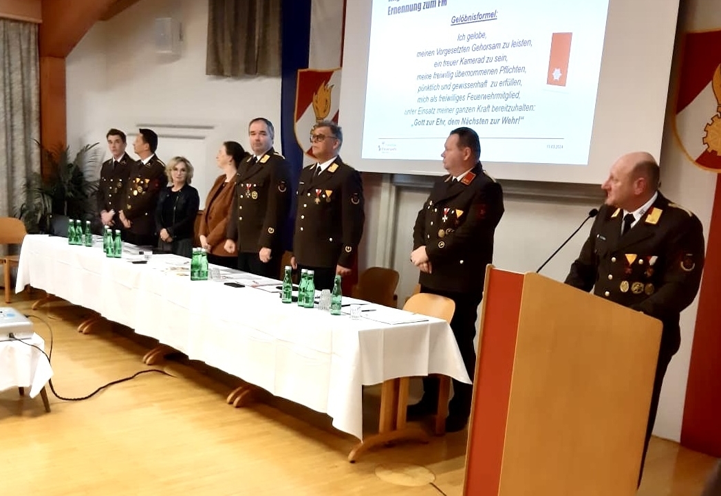 Stadtfeuerwehr Lienz: R&uuml;ckblick auf arbeitsreiches Jahr