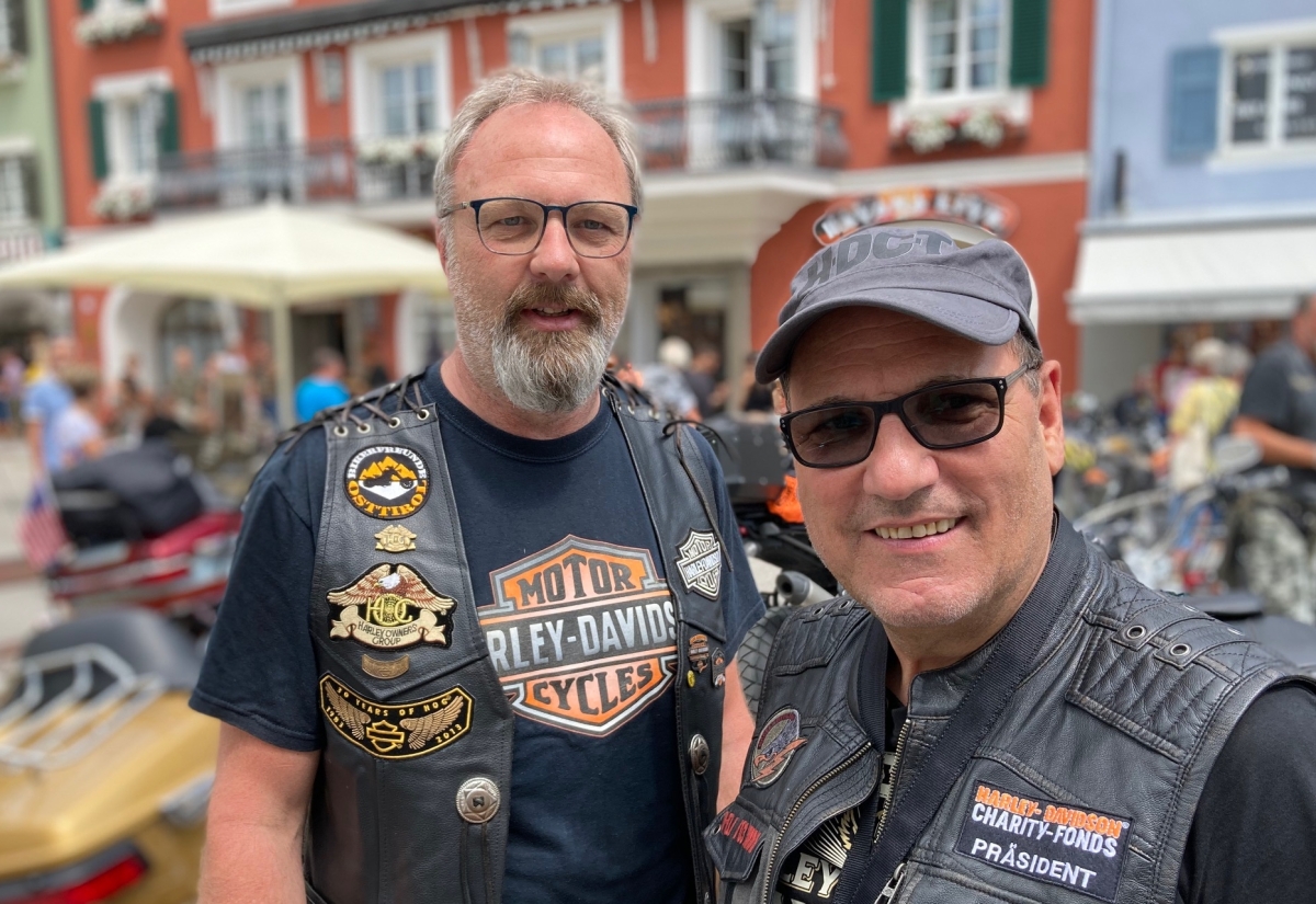 Harley Davidson Charity Tour am Lienzer Hauptplatz
