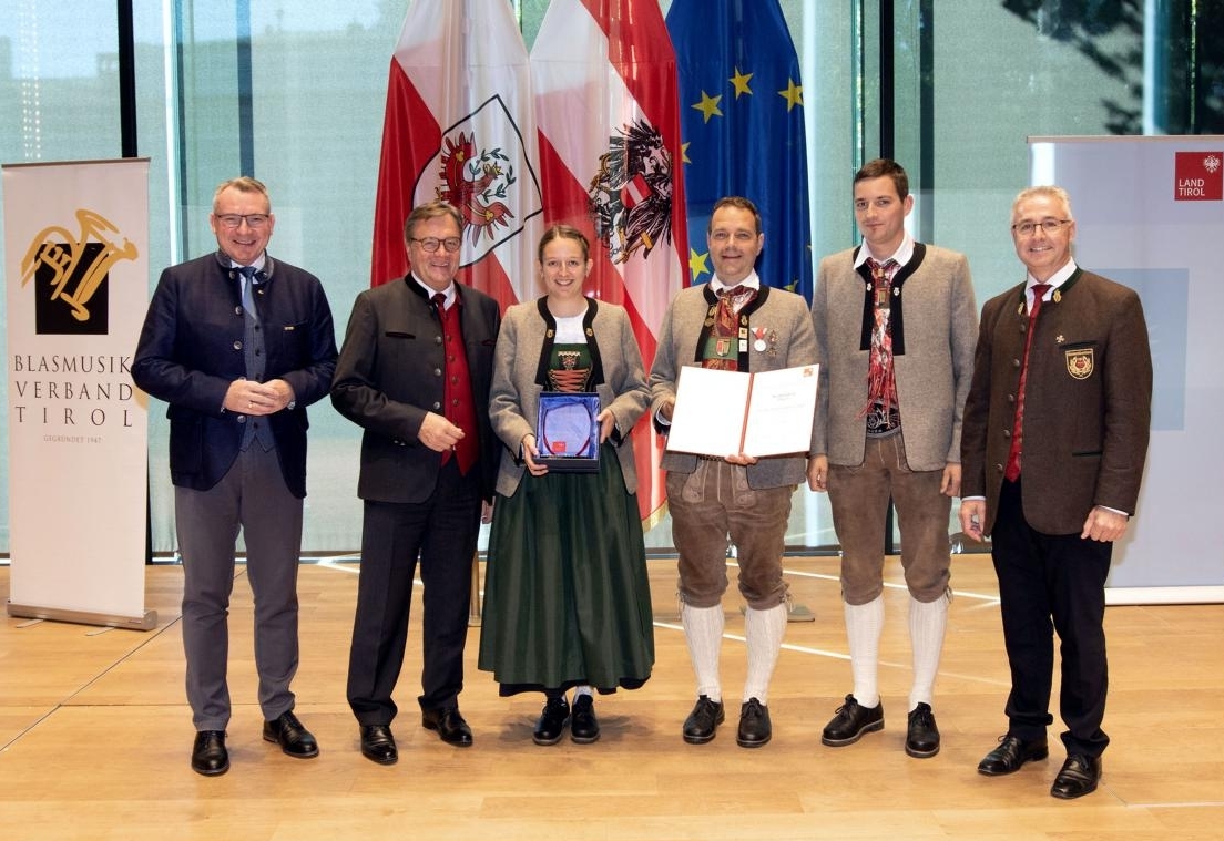 Musikkapelle Thurn freut sich &uuml;ber Tiroler Blasmusikpreis