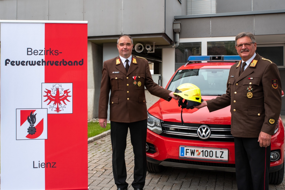 Kommando&uuml;bergabe bei der Osttiroler Feuerwehr