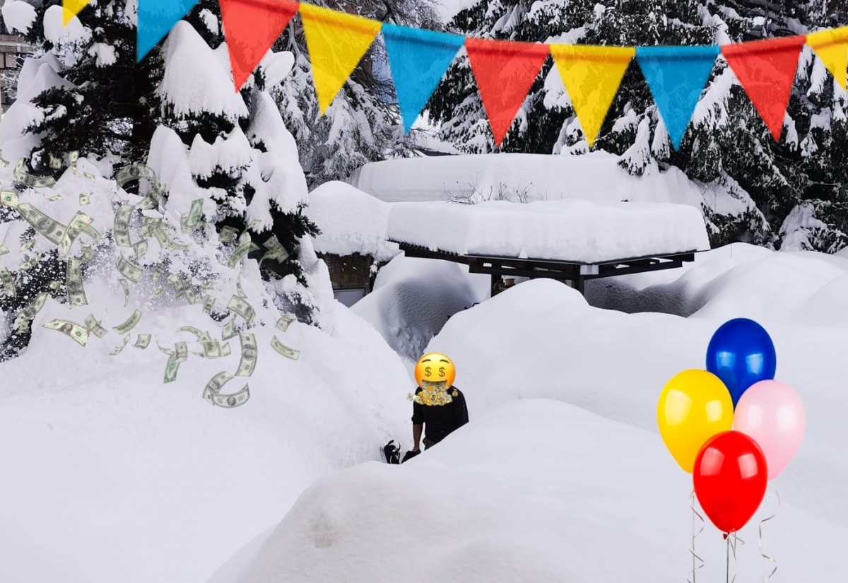 Fasching 2021: Schnee verkaufen