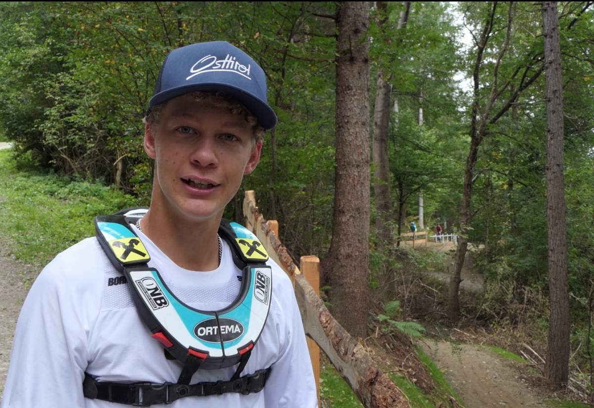 Gabriel Wibmer bereitet sich auf MTB-Downhill-WM vor
