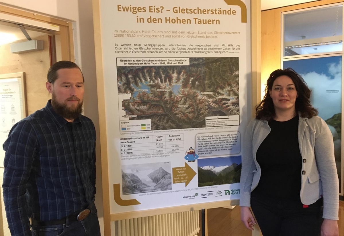 Gletscherausstellung im Nationalparkhaus in Matrei