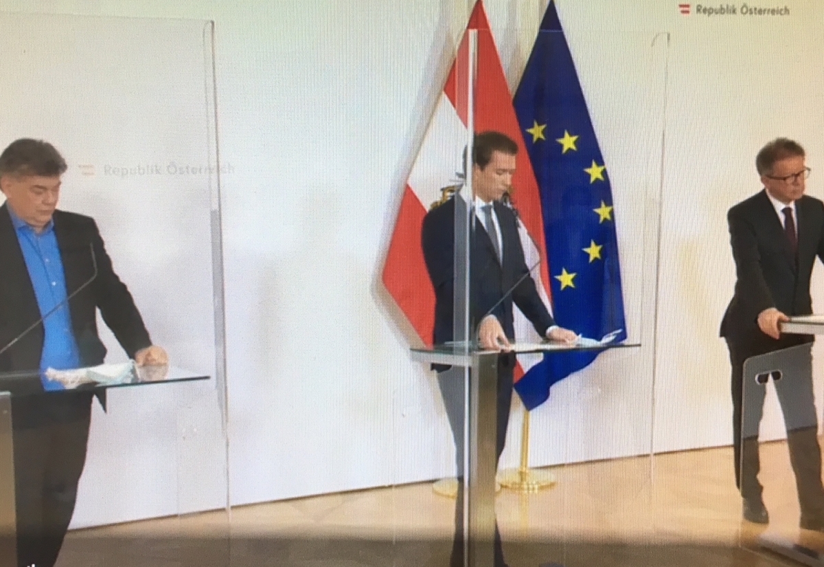 Ab 14.4. &ouml;ffnen erste Gesch&auml;fte, Ausgangsbeschr&auml;nkung bleibt 