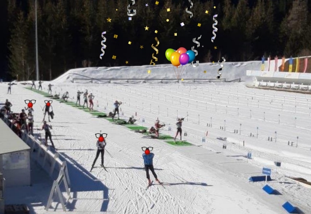 Fasching 2020: Biathlonstaffel der anderen Art
