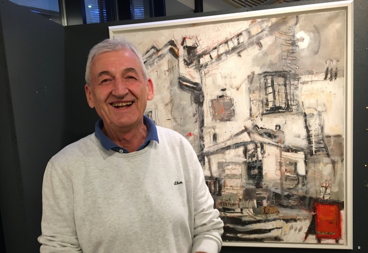 Begegnungen auf Acryl in Lienz