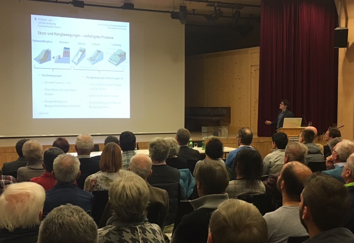 Leben mit dem Berg stie&szlig; auf gro&szlig;es Interesse