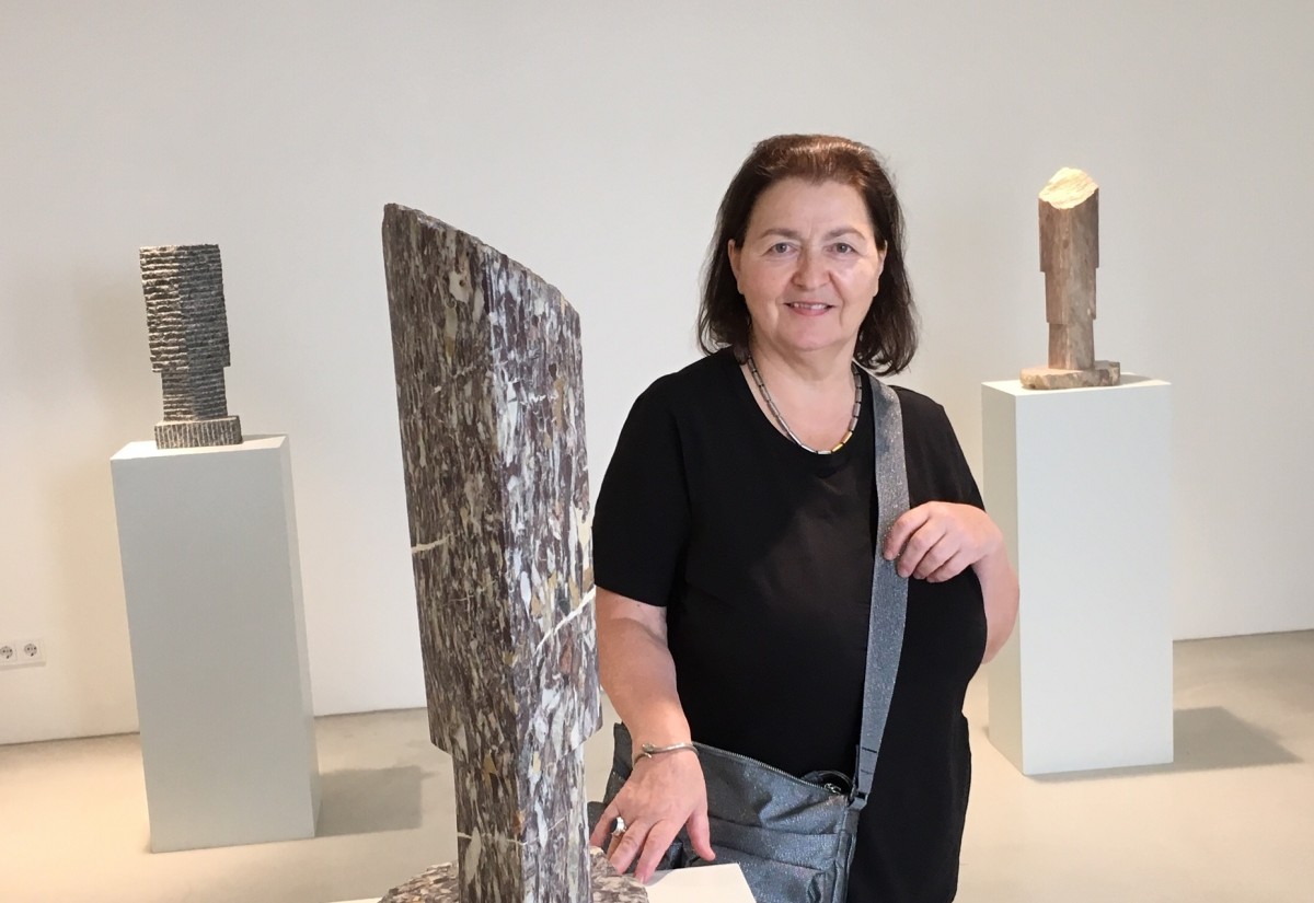 &bdquo;K&ouml;pfe&ldquo; von Toni Baumgartner in Kunstwerkstatt