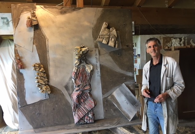 Relief von Lois Fasching f&uuml;r 1250-Jahr-Feier in Innichen