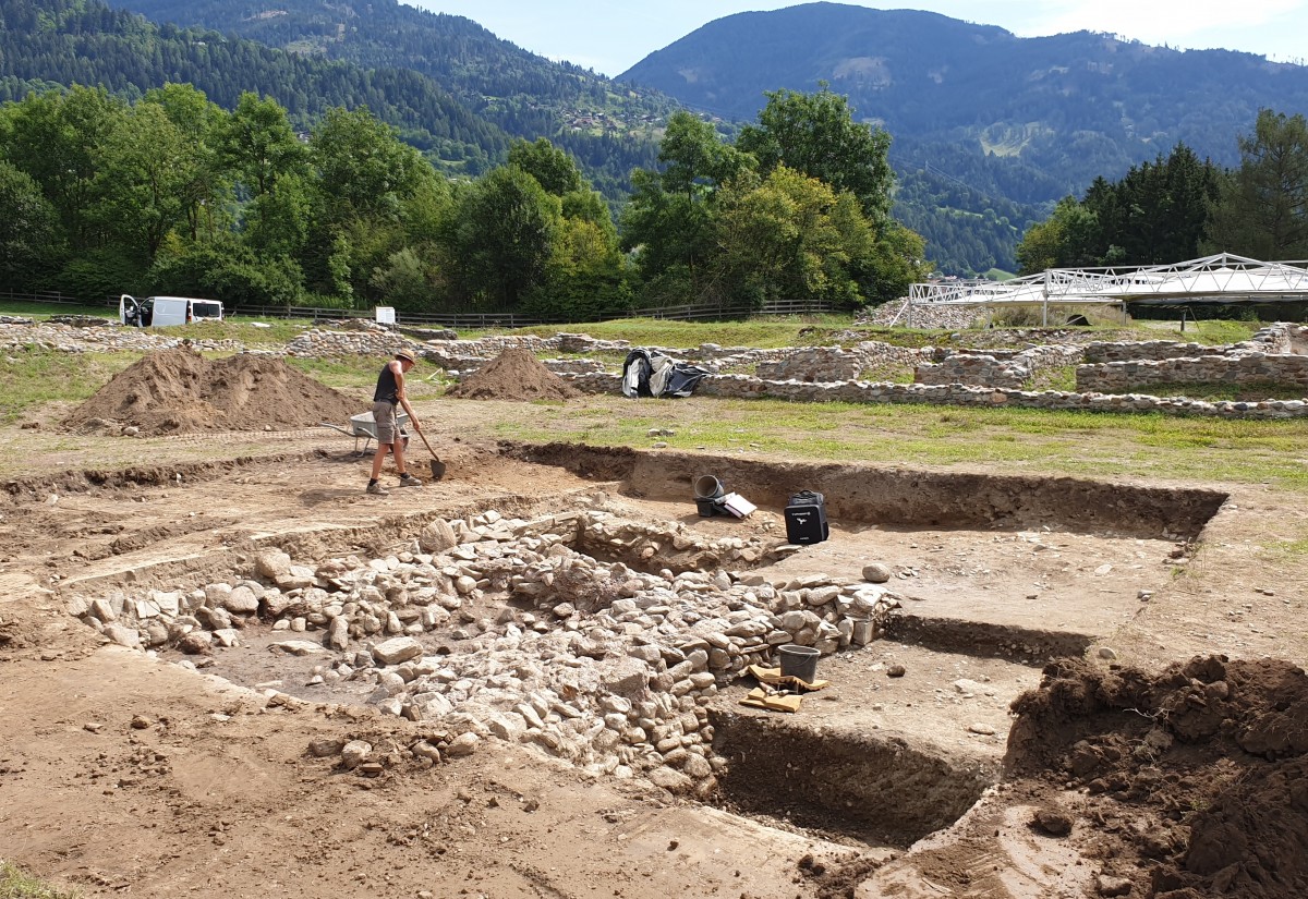 Grabungen brachten neues Geb&auml;ude zum Vorschein