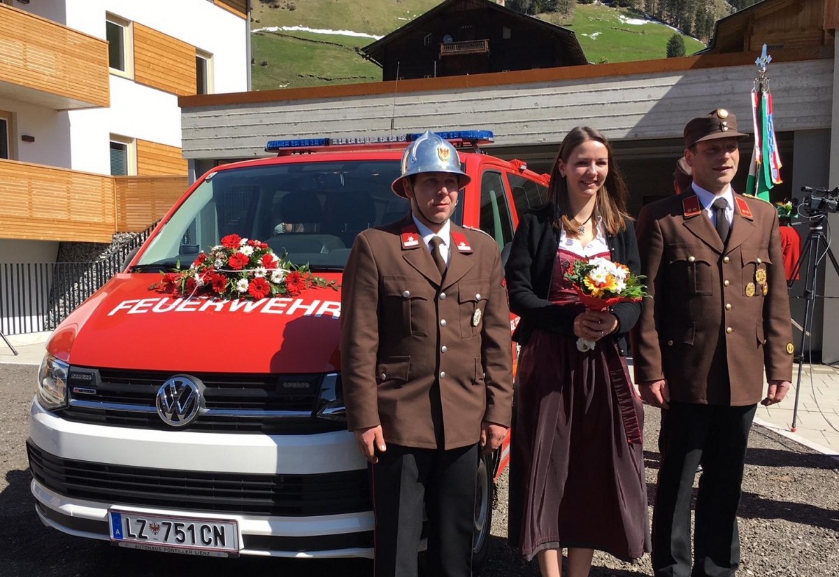 Neues Fahrzeug f&uuml;r Feuerwehr Innervillgraten