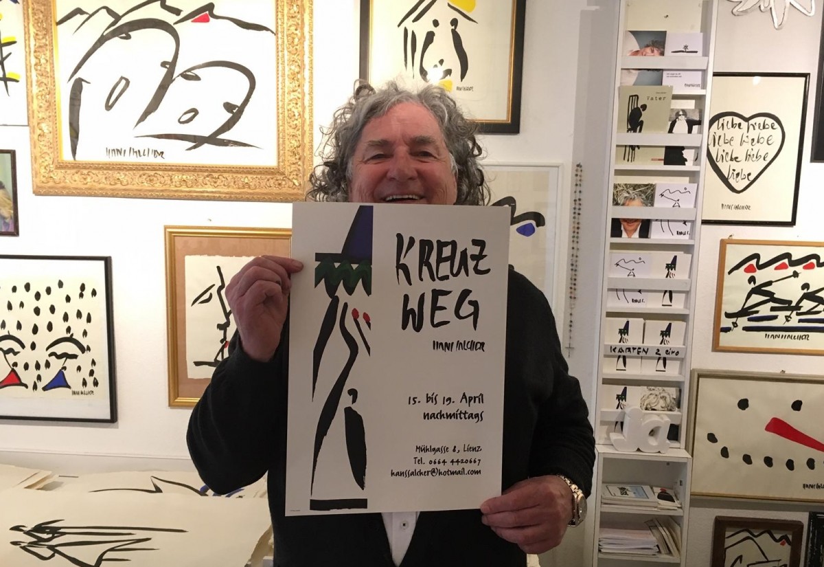 Hans Salcher zeigt Kreuzweg-Ausstellung