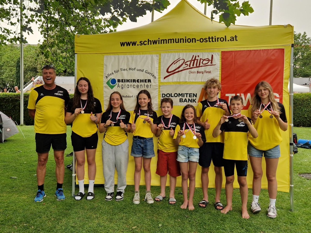 Innsbruck: Medaillenregen f&uuml;r die Schwimmunion Osttirol 