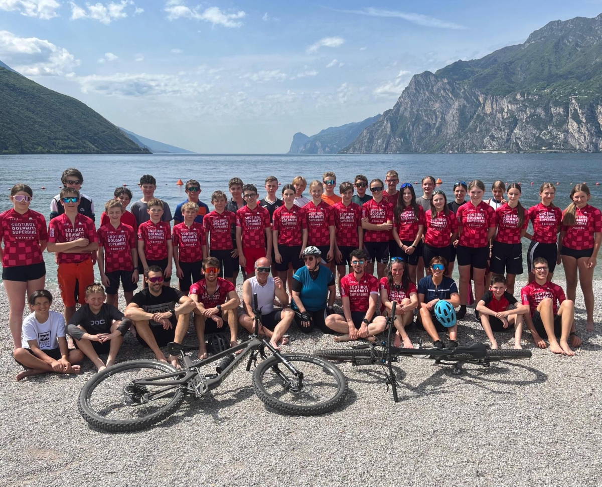 Grenz&uuml;berschreitende Sch&uuml;ler-Radtour an den Gardasee