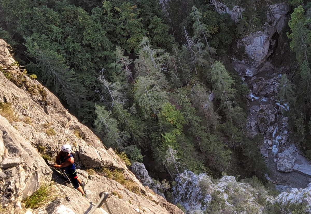 Kletterstart in Galitzenklamm am 1. April