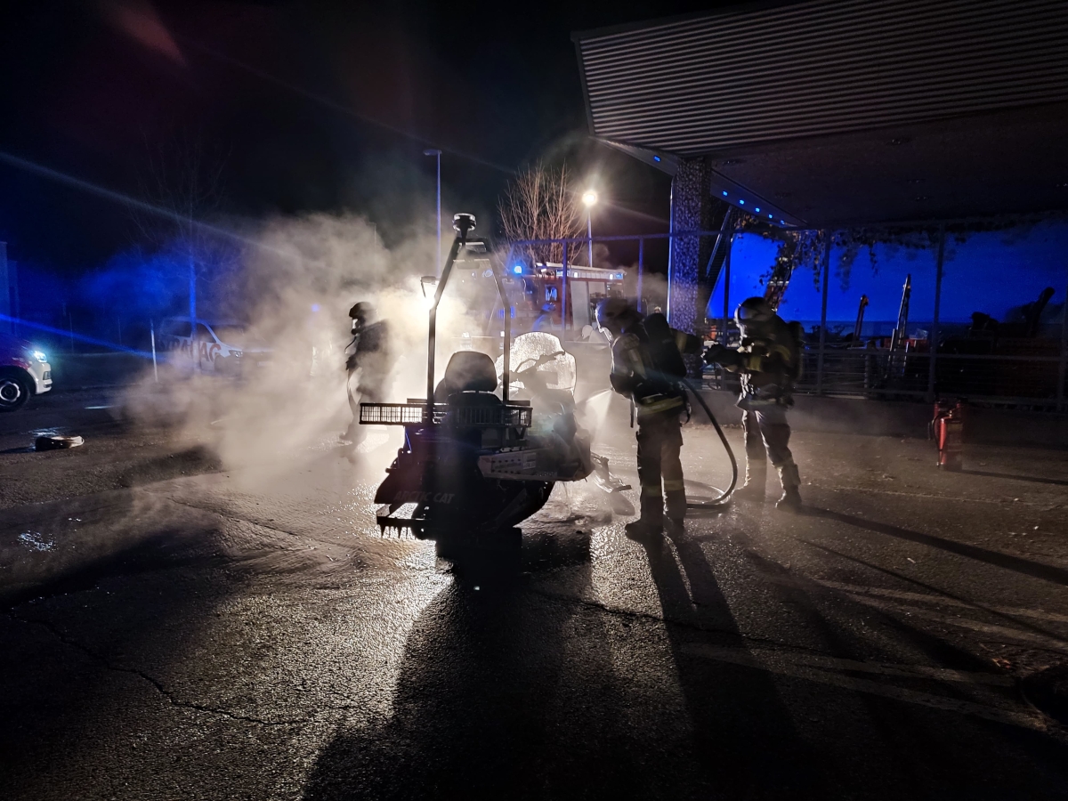 In Lagerhalle in Debant brannte ein Elektro-Skidoo