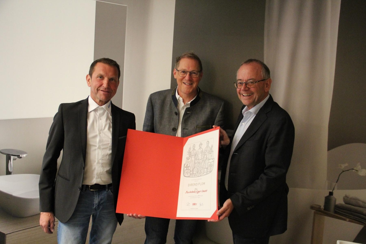 Auszeichnung f&uuml;r Haustechnik Egger in Matrei