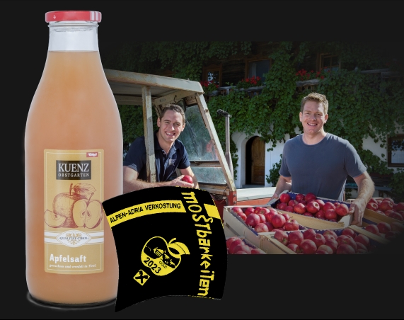 Mostbarkeiten 2023: Gold und Silber f&uuml;r Kuenz Apfelsaft