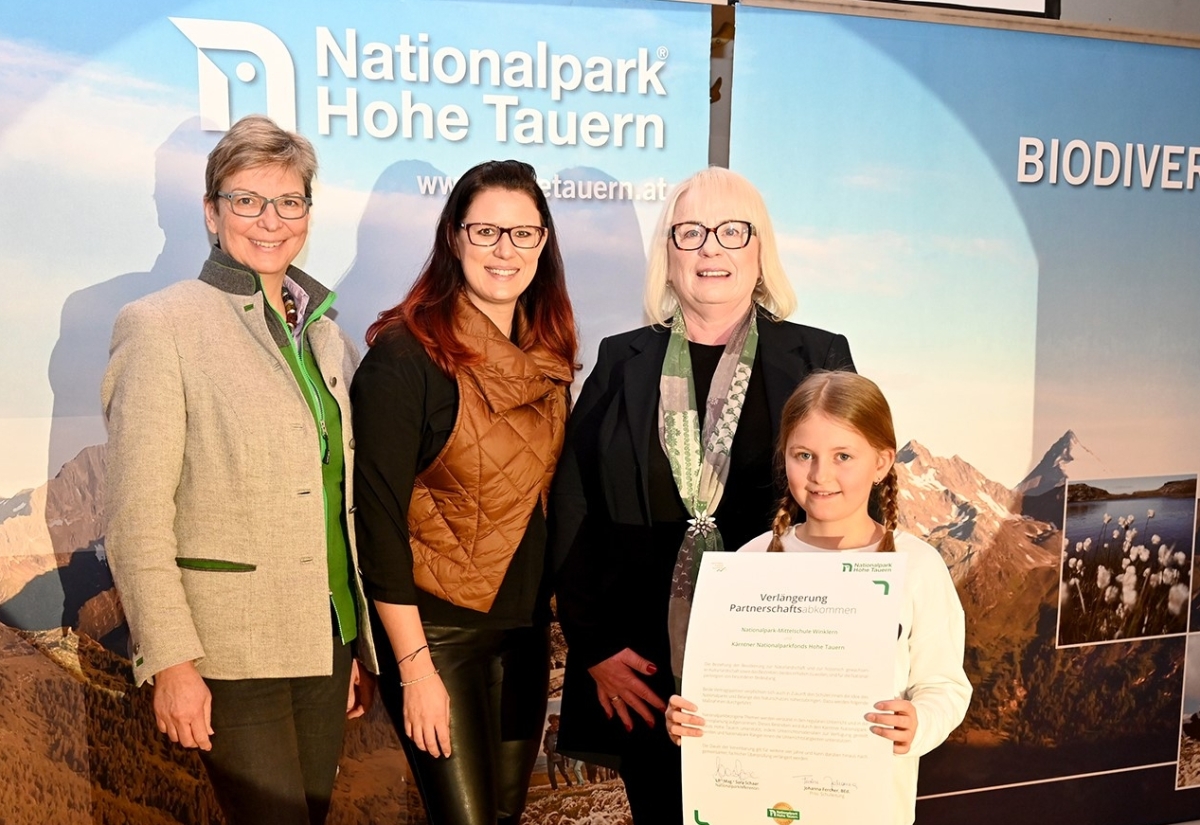 M&ouml;lltaler Schulen verl&auml;ngern Partnerschaft mit Nationalpark