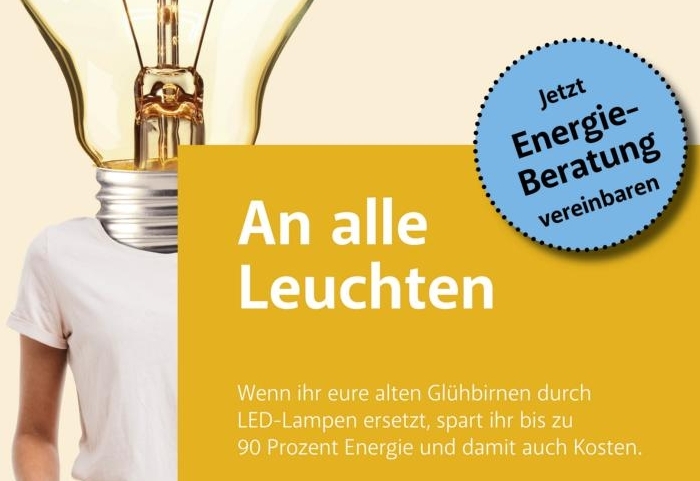 Tiroler Kampagne: Energie sparen = Geld sparen