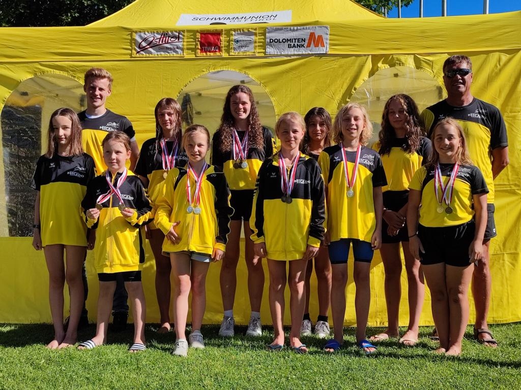 Medaillenregen f&uuml;r Schwimmunion Osttirol 