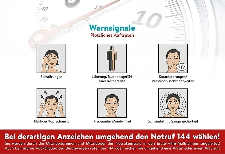 Bei einem Schlaganfall z&auml;hlt jede Minute!