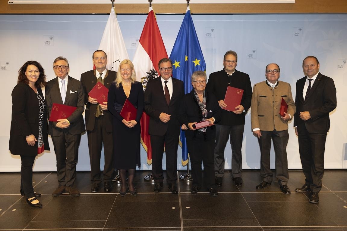 Sechs Pers&ouml;nlichkeiten mit Tiroler Adler Orden geehrt