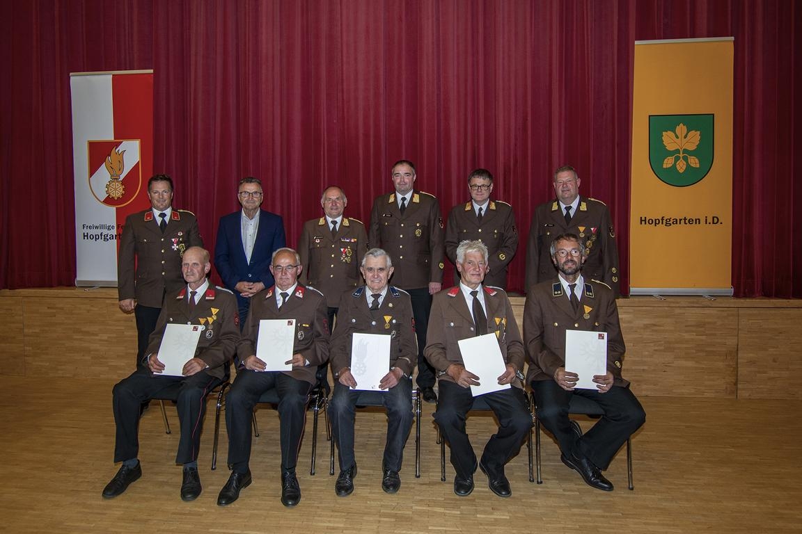 Verdiente Feuerwehrleute wurden geehrt