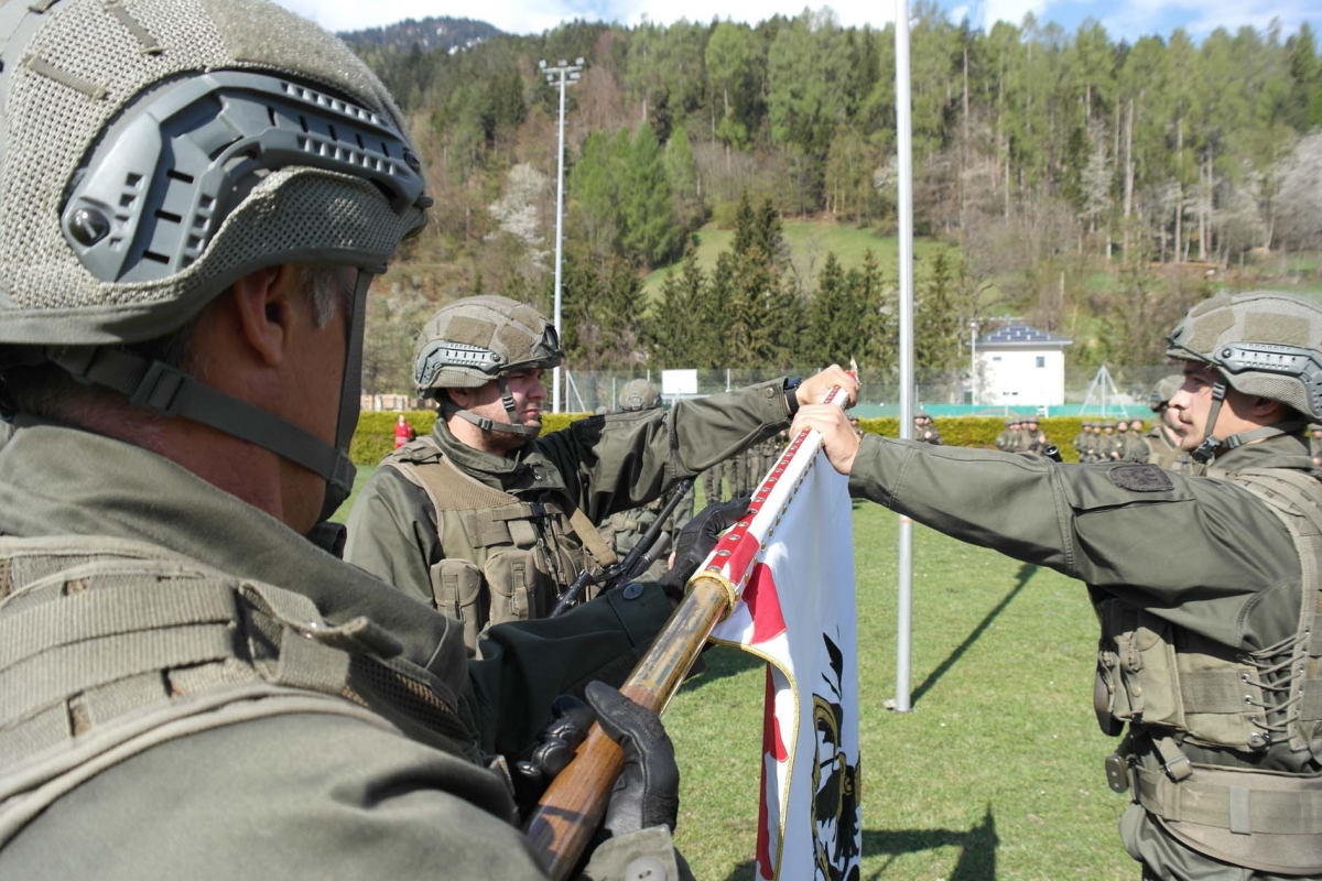 Angelobungsfeier in Lienzer Haspinger Kaserne